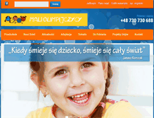 Tablet Screenshot of mali-olimpijczycy.pl